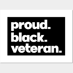 Proud Black Veteran Posters and Art